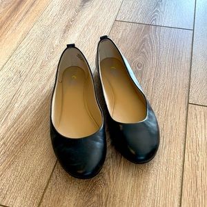 Black ballet loafers
